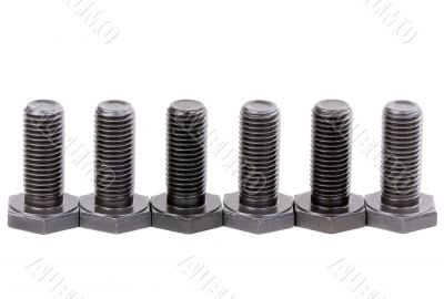 Bolts coated with protective varnish