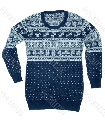 sweater with a pattern of deer sweater with a pattern of deer