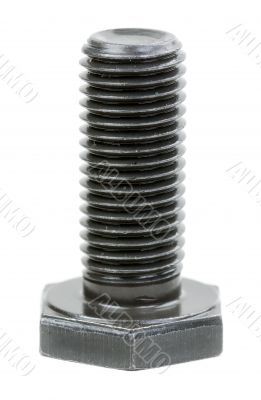 Steel bolt in a protective coating Steel bolt in a protective coating