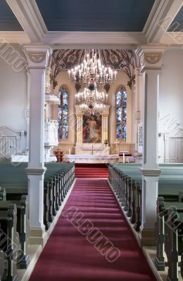 Splendid church interior Splendid church interior