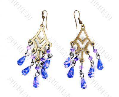 earrings in ethnic style