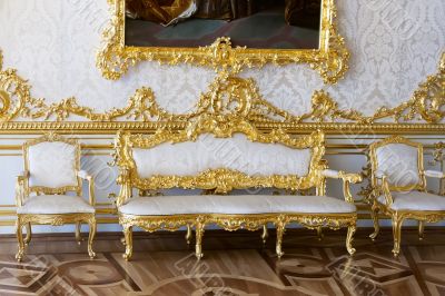 Classic living room in a period mansion