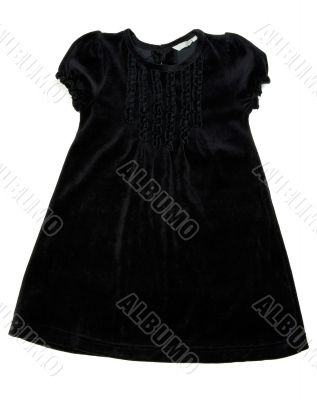 Black children`s dress