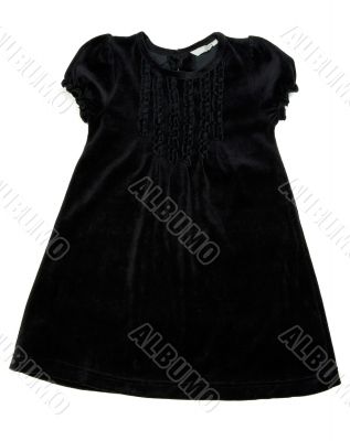 Black children`s dress Black children`s dress
