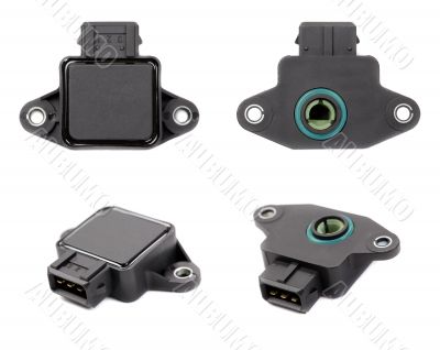 Collage of four throttle position sensor Collage of four throttle position sensor