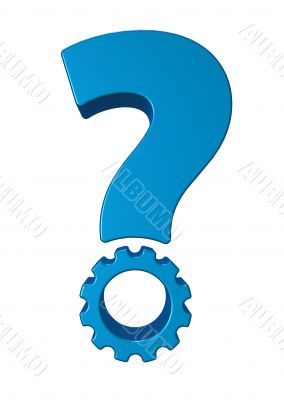 gear wheel question mark