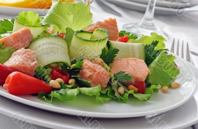 Salmon salad