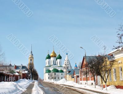 Rural winter landscape