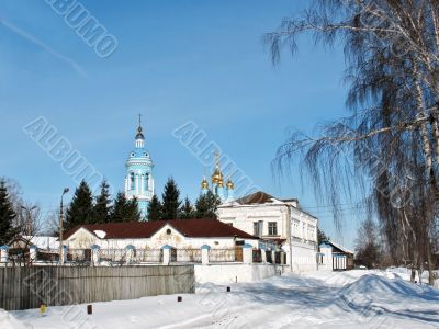 Rural winter landscape