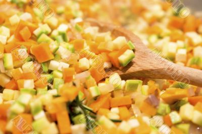 Chopped vegetables Chopped vegetables