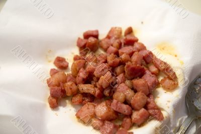 Fried Pancetta Fried Pancetta