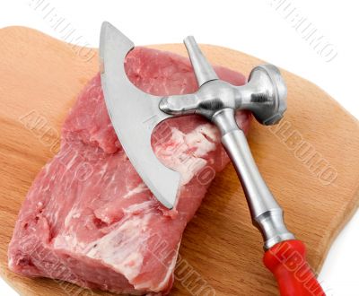 Filet steaks on the board Filet steaks on the board