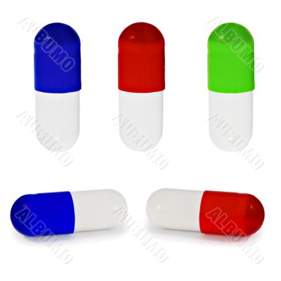 Colour capsules set