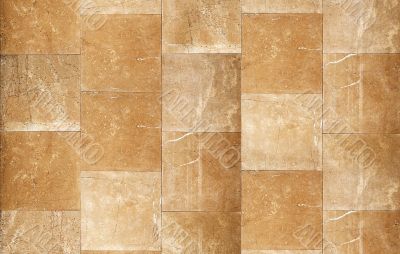Beige and brown floor tiles 