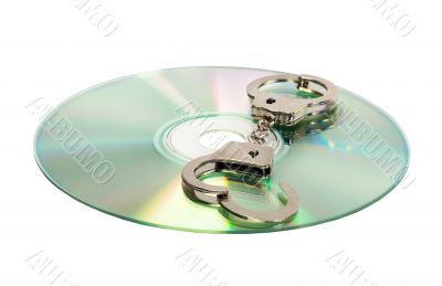 Cd with handcuffs
