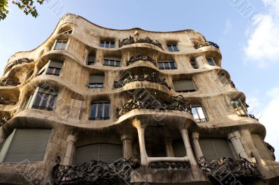 Casa Mila in Barcelona, Spain