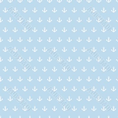 Seamless pattern blue background