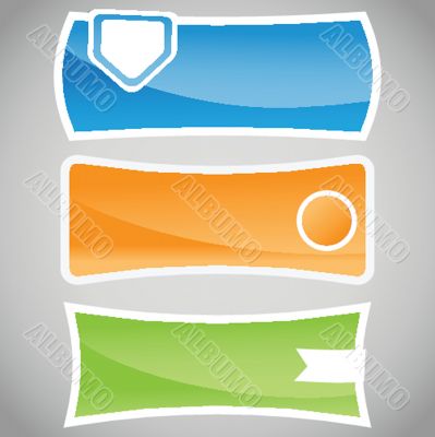 vintage sign and banner with place for your text