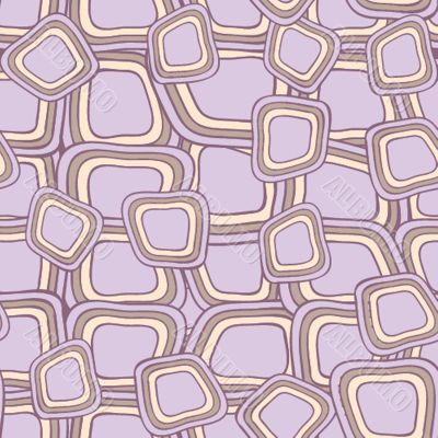 Seamless pattern with hand drawn  squares