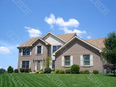 Residential Home with Lawn