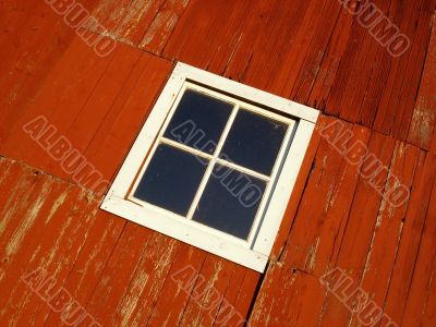 Red Barn Window