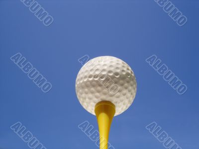 Golf Ball on Tee