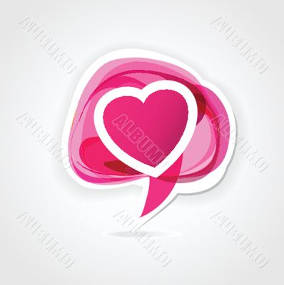  Vector background with vintage hearts