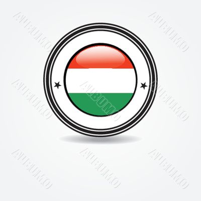  Italian flag in rubber stamp