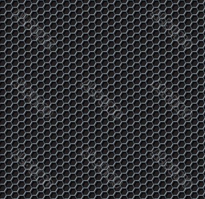 Hexagon grid seamless background