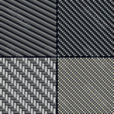 Carbon fiber seamless patterns set