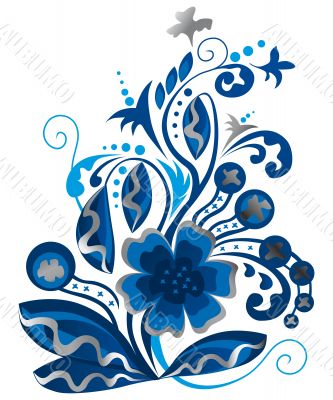 Vector floral background