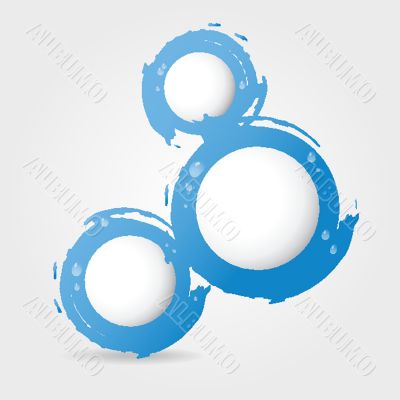 Stylish digital water design, with water drops