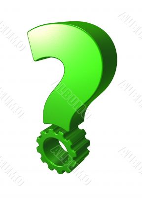gear wheel question mark