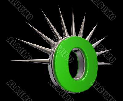 prickles letter o