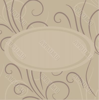 Cute vector background with decorative elements
