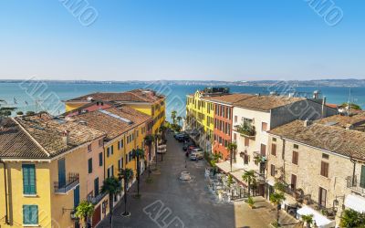 Citadel Sirmion on Garda lake