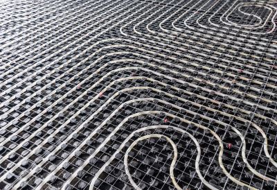 Black underfloor Heating