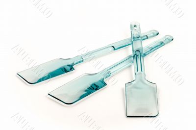 Light blue spatula kitchenware