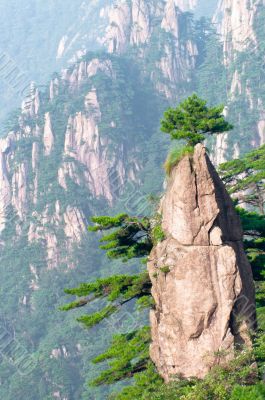 Huangshan mountain peak