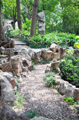 Zen path gardening