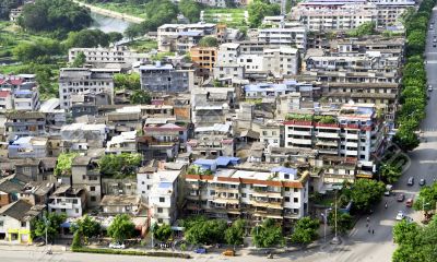 Chinese slum area district