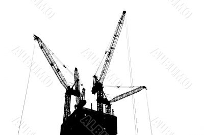 Silhouette Crane