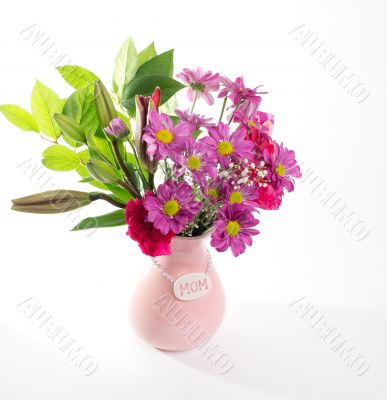 Pink Mother`s Day Flowers