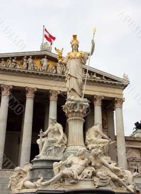 Statue of Athena in Vienna