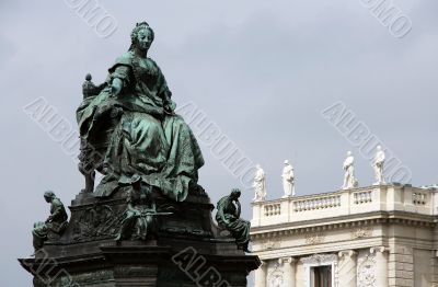 Maria Theresia statue in Vienna