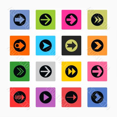 Directional arrows Directional arrows