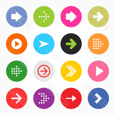 Directional arrows Directional arrows