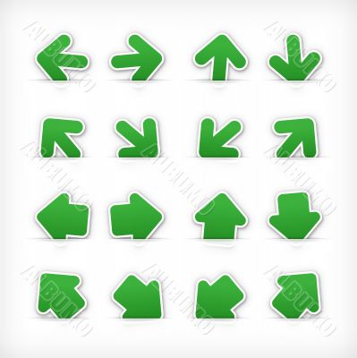 Directional arrows Directional arrows