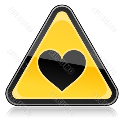 Sign black heart Sign black heart