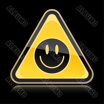 Sign black smiley